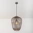 Pendant lamp Taro in light grey metal Ø35 cm