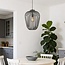 Pendant lamp Taro in dark grey metal Ø35 cm