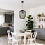Pendant lamp Taro in dark grey metal Ø35 cm