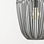 Pendant lamp Taro in dark grey metal Ø35 cm