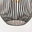 Pendant lamp Taro in dark grey metal Ø35 cm
