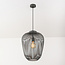 Pendant light Taro in dark grey metal – Ø35 cm