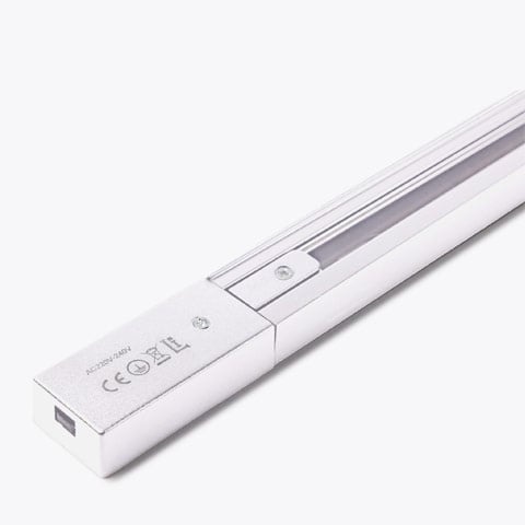 White lighting tracks