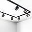 1-phase track system set of 3 metres with Julien spotlights, black