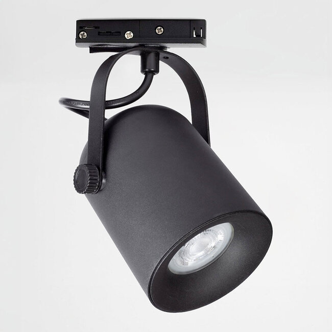 Modern 3-metre single-phase track lighting system with Julien spotlights - ceiling lights