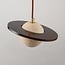 pendant light Tona - travertine (natural stone) and wood