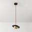 pendant light Tona - travertine (natural stone) and wood