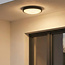 Dark grey outdoor ceiling light 20W - Samuel