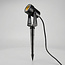 Solar RGB garden spotlight with ground spike (set of 4)
