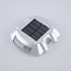 Silver solar ground spotlight Parker - set of 2