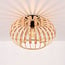 ceiling light Karo - open bamboo shade