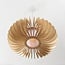 pendant light Rorka - wooden slats with diffuser
