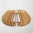 pendant light Rorka - wooden slats with diffuser