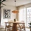 pendant light Raffina - layered raffia