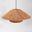 pendant light Raffina - layered raffia