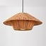 pendant light Raffina - layered raffia