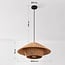 pendant light Raffina - layered raffia