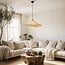 Rattan pendant light Kalina - natural