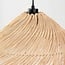 Rattan pendant light in natural - Kalina