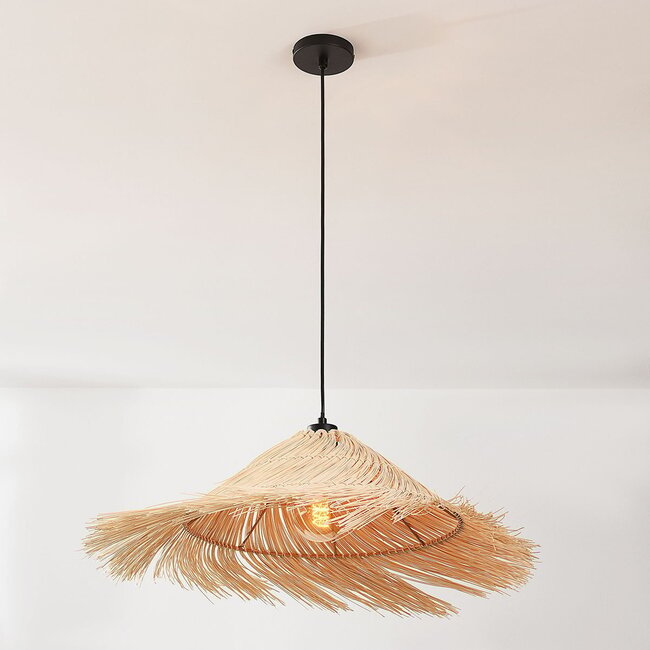 Rattan pendant light Kalina in natural