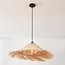 Rattan pendant light in natural - Kalina