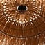 Pendant light made from natural handwoven raffia paper - Laria