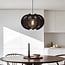 Pendant light made of cotton rope in black - Wildlum