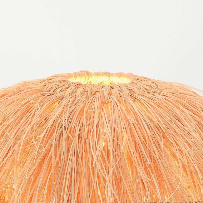 Boho floor lamp Sunroot made of rattan