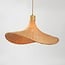 Pendant light with natural bamboo shade 53 cm - Flima