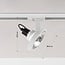 1-phase track spotlight Beam AR111, white