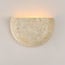 Wall lamp Teros - semi-circular travertine (natural stone)