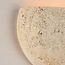 Wall light made of travertine (natural stone) with semi-circular design - Teros