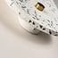 Wall lamp Velo in cement and opal-white glass, terrazzo look