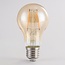 A60 dimmable filament bulb, amber glass, 2000K, 2.5,4.5,7 or 10W