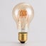 A60 dimmable horizontal spiral bulb, amber glass, 1800K 5W