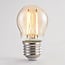 G45 dimmable amber glass filament bulb 2000K 2.5W & 4.5W
