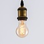 4W spiral lamp, 1800K, amber glass Ø60 - dimmable