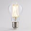 Clear glass dim-to-warm LED filament bulb - 7W or 9W