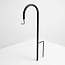 Metal garden poles with hook 62.5 cm, set of 5