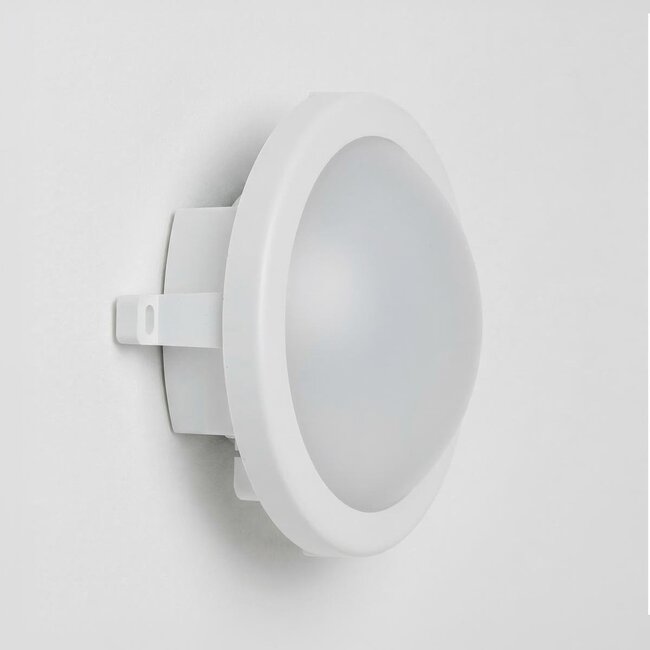 Bulkhead Ciclo - white with integrated LED, 6W