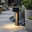 Outdoor floor lamp Simone - 30 cm black