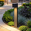 Industrial garden lamp post Simone 100 cm - anthracite