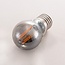E27 LED bulb, Ø45mm, 4.5W, 1800K, smoked glass, 3-step dimmable