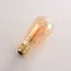 ST64 LED dimmable crossed filament bulb amber, 4.5W