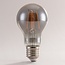 E27 LED filament bulb, dimmable 8.5W smoked glass
