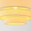 ceiling light Mavro - layered fabric shade in cream beige