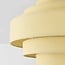 ceiling light Mavro - layered fabric shade in cream beige