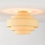 ceiling light Mavro - layered fabric shade in cream beige