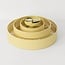 ceiling light Mavro - layered fabric shade in cream beige