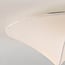 ceiling light Korena - flowing shape with silk-look shade in white